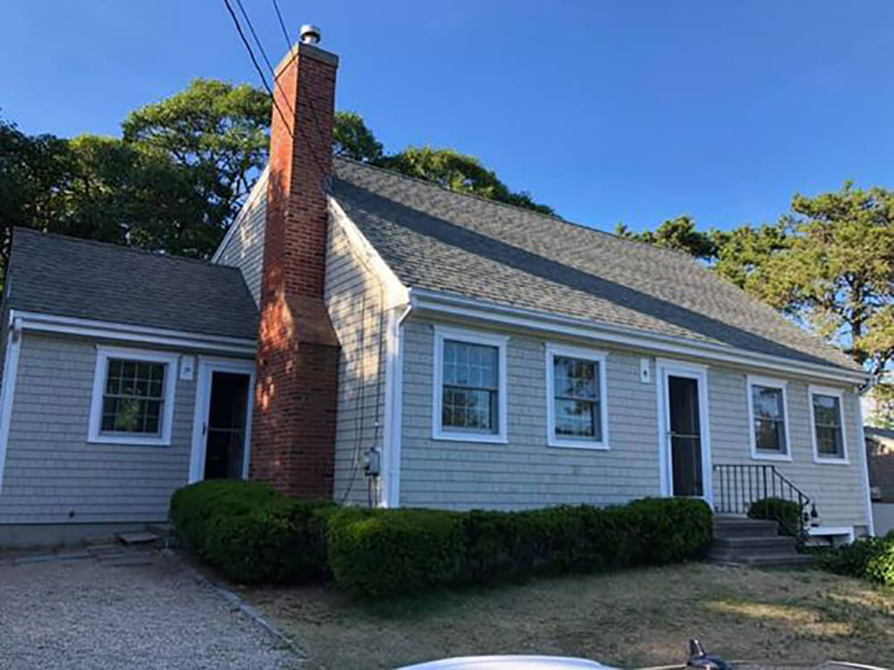 siding on a new home