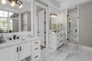What should be included in a bathroom remodel checklist?